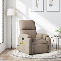 Thumbnail for Massagesessel Taupe Mikrofasergewebe