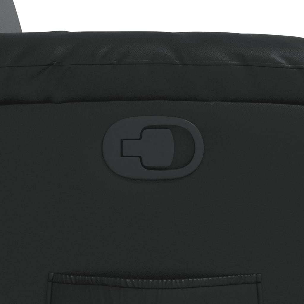 Relaxsessel Schwarz Kunstleder