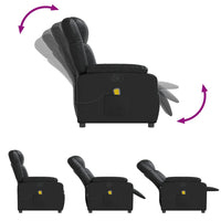 Thumbnail for Massagesessel Schwarz Kunstleder