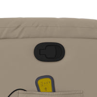 Thumbnail for Massagesessel Cappuccino-Braun Kunstleder