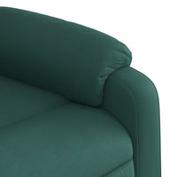 Thumbnail for Massagesessel Dunkelgrün Stoff