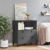 Thumbnail for Bücherschrank VIKEN Anthrazit 80x40x90 cm Holzwerkstoff