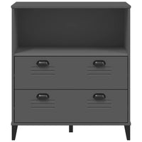 Thumbnail for Bücherschrank VIKEN Anthrazit 80x40x90 cm Holzwerkstoff