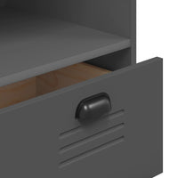 Thumbnail for Bücherschrank VIKEN Anthrazit 80x40x90 cm Holzwerkstoff