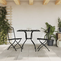 Thumbnail for 3-tlg. Garten-Essgruppe Anthrazit Streckgitter