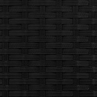 Thumbnail for Outdoor-Sofa 3-Sitzer mit Dach und Hockern Schwarz Poly-Rattan