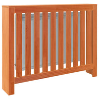 Thumbnail for Heizkörperverkleidung Wachsbraun 108,5x19x84cm Massivholz