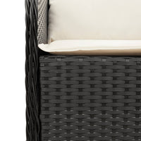 Thumbnail for 5-tlg. Garten-Essgruppe mit Kissen Schwarz Poly Rattan
