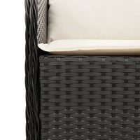 Thumbnail for 7-tlg. Garten-Essgruppe mit Kissen Schwarz Poly Rattan