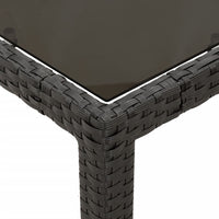 Thumbnail for 5-tlg. Garten-Essgruppe mit Kissen Schwarz Poly Rattan