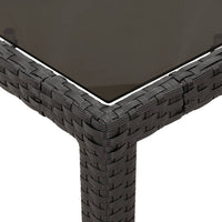 Thumbnail for 7-tlg. Garten-Essgruppe mit Kissen Schwarz Poly Rattan