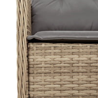 Thumbnail for 9-tlg. Garten-Essgruppe mit Kissen Beige Poly Rattan