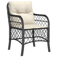Thumbnail for 7-tlg. Garten-Essgruppe mit Kissen Schwarz Poly Rattan
