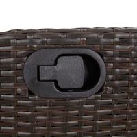 Thumbnail for 9-tlg. Garten-Essgruppe mit Kissen Braun Poly Rattan
