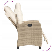 Thumbnail for 9-tlg. Garten-Essgruppe mit Kissen Beige Poly Rattan