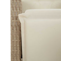 Thumbnail for 9-tlg. Garten-Essgruppe mit Kissen Beige Poly Rattan