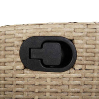 Thumbnail for 9-tlg. Garten-Essgruppe mit Kissen Beige Poly Rattan