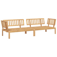 Thumbnail for Garten-Ecksofas aus Paletten 2 Stk. Massivholz Akazie