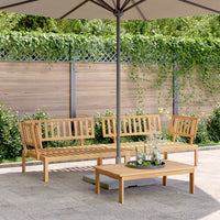 Thumbnail for Garten-Ecksofas aus Paletten 2 Stk. Massivholz Akazie