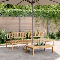 Thumbnail for Garten-Mittelsofas aus Paletten 2 Stk. Massivholz Akazie