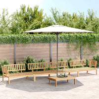 Thumbnail for 5-tlg. Garten-Sofagarnitur aus Paletten Massivholz Akazie