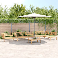 Thumbnail for 6-tlg. Garten-Sofagarnitur aus Paletten Massivholz Akazie