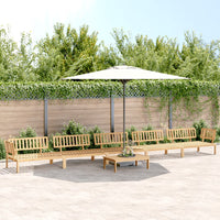 Thumbnail for 6-tlg. Garten-Sofagarnitur aus Paletten Massivholz Akazie
