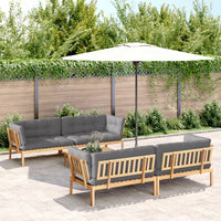 Thumbnail for 5-tlg. Garten-Sofagarnitur aus Paletten mit Kissen Akazienholz