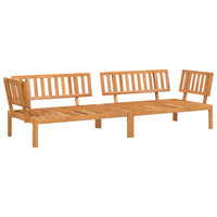Thumbnail for Garten-Ecksofas aus Paletten 2 Stk. Massivholz Akazie