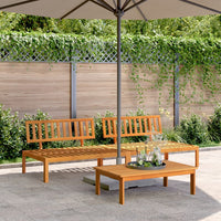 Thumbnail for Garten-Mittelsofas aus Paletten 2 Stk. Massivholz Akazie