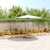 Thumbnail for 6-tlg. Garten-Sofagarnitur aus Paletten Massivholz Akazie