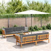 Thumbnail for 5-tlg. Garten-Sofagarnitur aus Paletten mit Kissen Akazienholz
