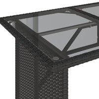 Thumbnail for 6-tlg. Garten-Sofagarnitur mit Kissen Schwarz Poly Rattan