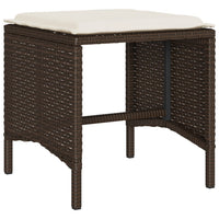 Thumbnail for 6-tlg. Garten-Sofagarnitur mit Kissen Braun Poly Rattan