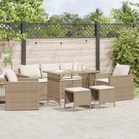 Thumbnail for 6-tlg. Garten-Sofagarnitur mit Kissen Beige Poly Rattan
