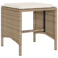 Thumbnail for 6-tlg. Garten-Sofagarnitur mit Kissen Beige Poly Rattan