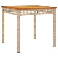 Thumbnail for 5-tlg. Garten-Essgruppe mit Kissen Beige Poly Rattan