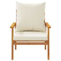 Thumbnail for 4-tlg. Garten-Lounge-Set mit Kissen Massivholz Akazie