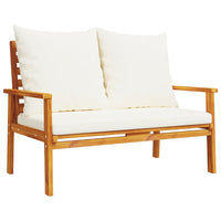 Thumbnail for 4-tlg. Garten-Lounge-Set mit Kissen Massivholz Akazie
