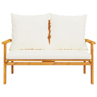 Thumbnail for 4-tlg. Garten-Lounge-Set mit Kissen Massivholz Akazie