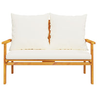 Thumbnail for 3-tlg. Garten-Lounge-Set mit Kissen Massivholz Akazie