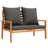 Thumbnail for 3-tlg. Garten-Lounge-Set mit Kissen Massivholz Akazie