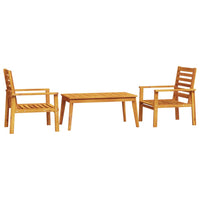 Thumbnail for 3-tlg. Garten-Lounge-Set Massivholz Akazie
