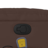 Thumbnail for Massagesessel Braun Kunstleder