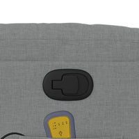 Thumbnail for Massagesessel Hellgrau Stoff