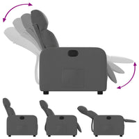 Thumbnail for Relaxsessel Dunkelgrau Stoff