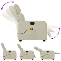 Thumbnail for Massagesessel Creme Kunstleder