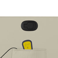 Thumbnail for Massagesessel Creme Kunstleder