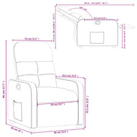 Thumbnail for Relaxsessel Schwarz Stoff