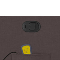 Thumbnail for Massagesessel Dunkelbraun Stoff